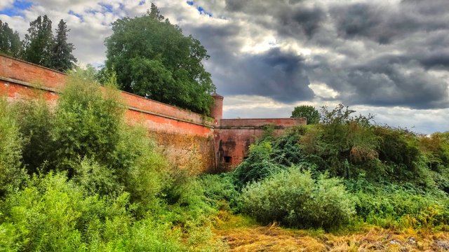 Behind the Fortress Dömitz.