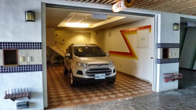 You have your own garage under your room so nobody can see your who’s in your car