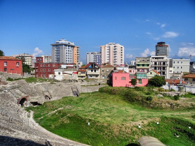 A amphitheater from the roman era