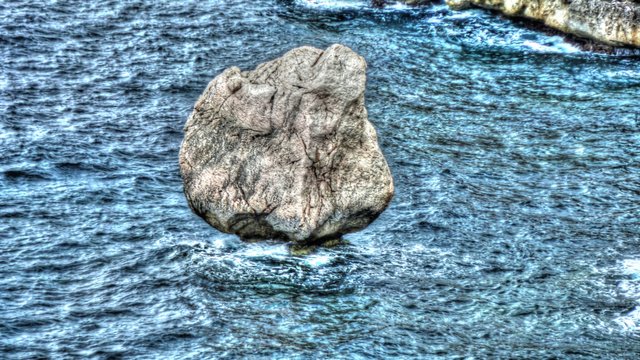 A rock