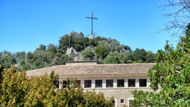 Under the cross the sanctuary