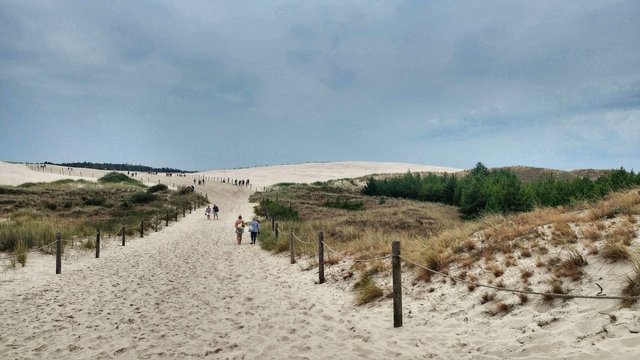 This is the highway to the dunes