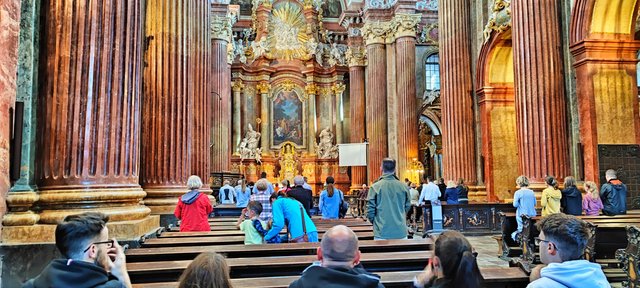 Inside the Basilica of our Lady