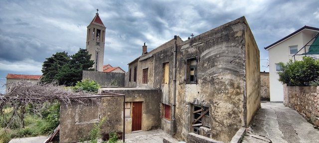 Near the old church