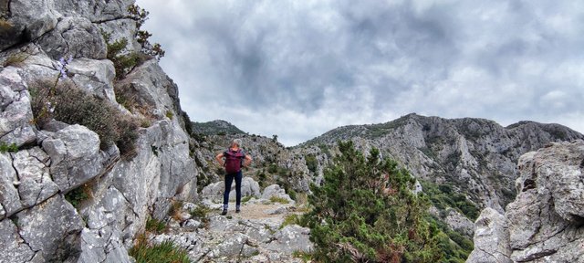 Hiking the hills