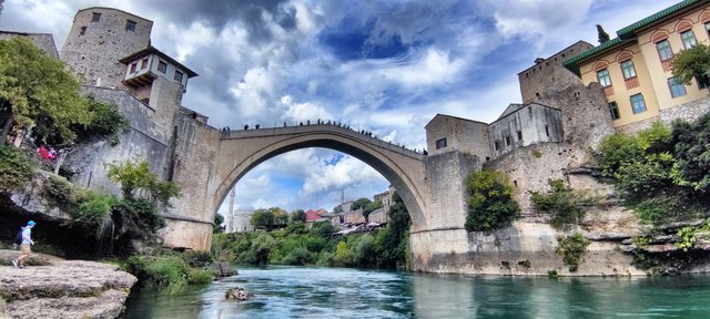 The famous Stari Most Bridge