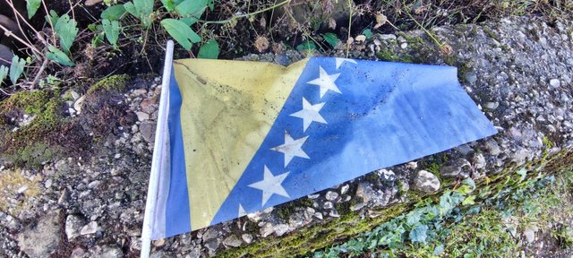 A Bosnian flag