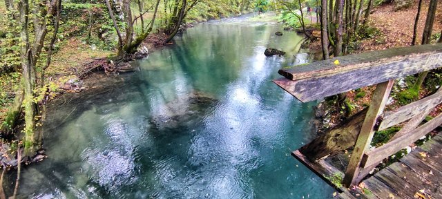 The water is true blue