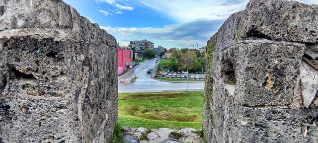 View to the city