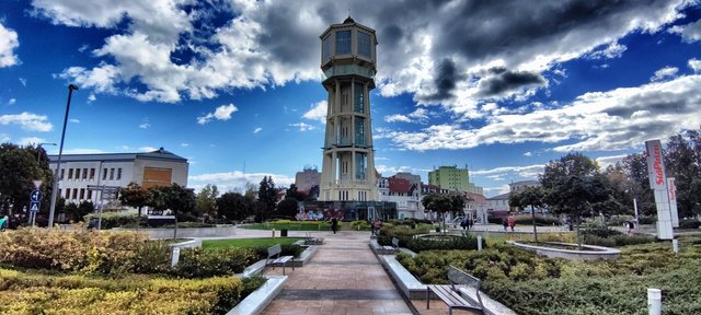 The water tower of Siofok.