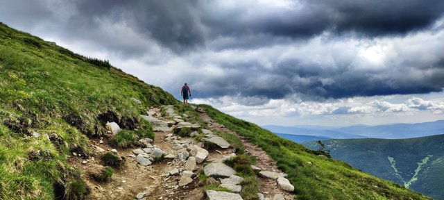 Another lonely hiker