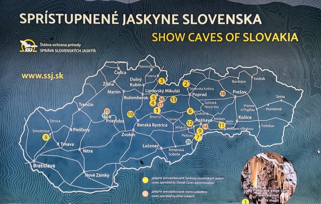 Slovakia is a country of caves