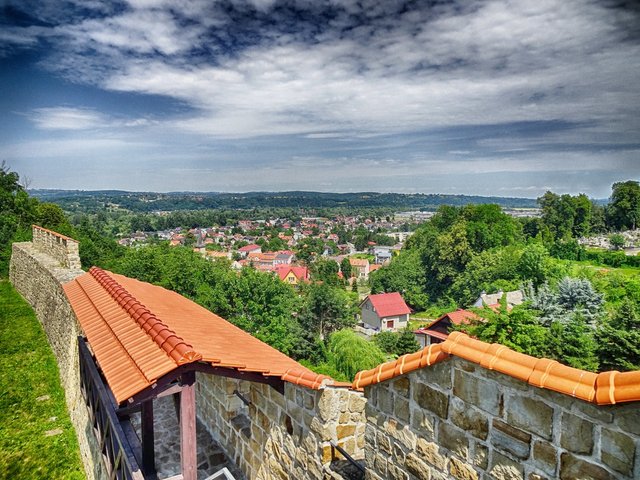 View to the city