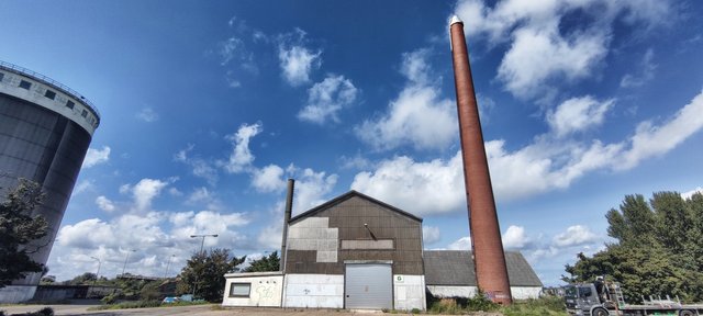 An old industry plant in Stege, closed sinde years