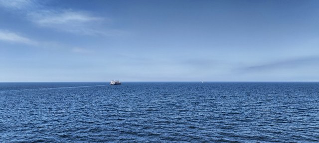 On the ferry