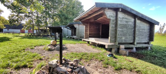 The shelters on Hyldevang farm