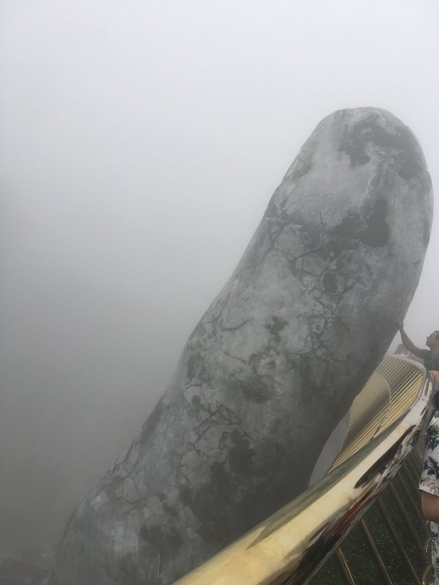 Golden Bridge "In the Hands of God", Ba Na Hills Park, Danang, Vietnam