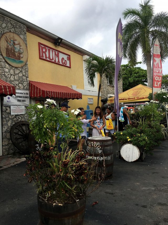 Cruising in the Western Caribbean. Day 2 Grand Cayman. Rum factory TORTUGA.