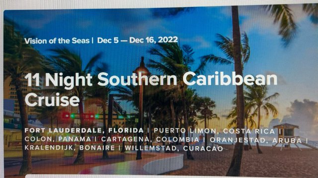 Cruise in the Southern Caribbean
