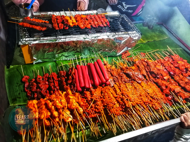 Barbecue stall