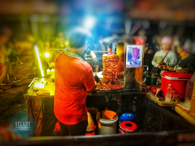 Shawarma stall