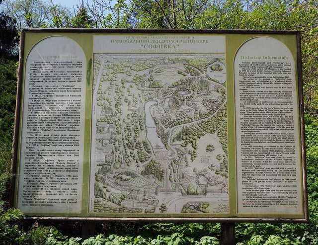 Plan of the park
