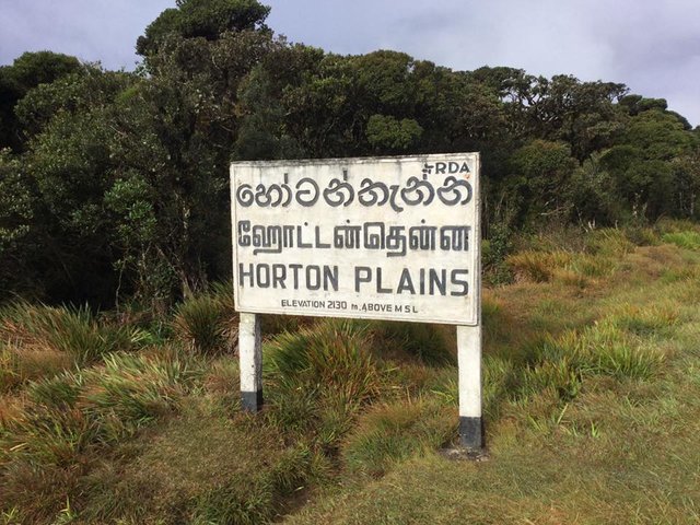 
Horton Plains National Park in Sri Lanka...
