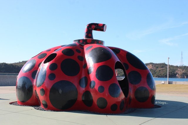 Red Pumpkin by Yayoi Kusama