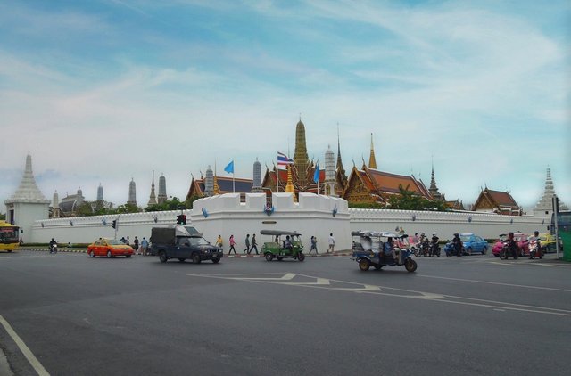 Outside of Wat Phra