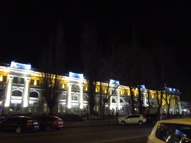 Railway station of the city of Odessa
