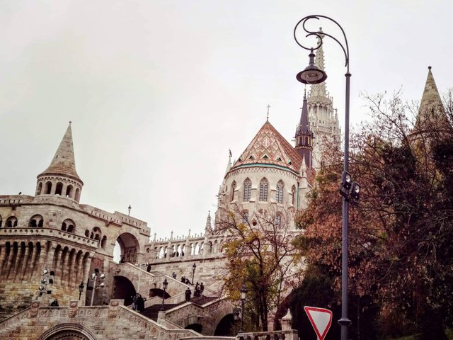 The fishing bastion looks like a fairytale castle