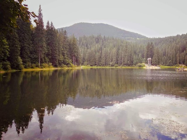 Synevyr Lake, which was filled with tears of a beautiful girl ...