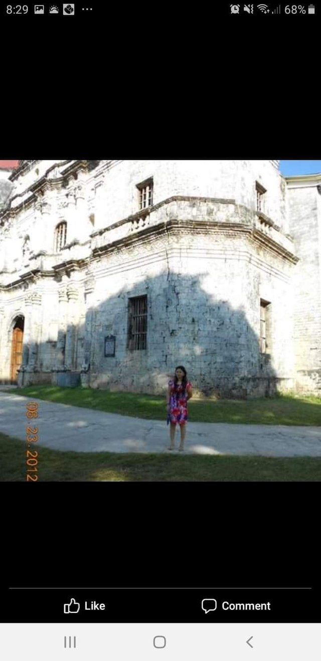 Note: The owner of the picture Jho-wanna Lamour de Dieu sent me this picture through my messenger. I’m asking for the detail of my post. I highly credited this picture to the owner and even I didn’t cut it. I posted it here the same way she sent it to me. She said , it was taken the year 2012 before the 2013 earthquake.
