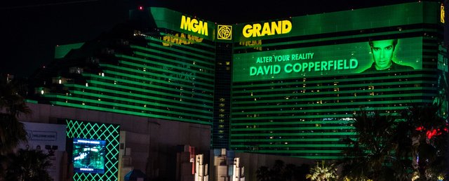 The MGM Grand hotel where I stayed and also attended the David Copperfield show