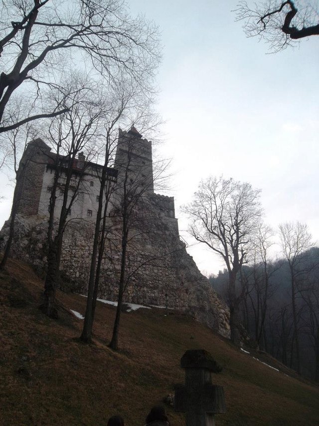 Bran castle view from outside
