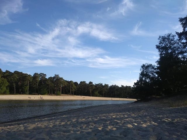 White Sand Recreational Lake.