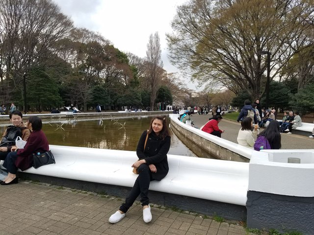 The park itself is located just before you go inside where the cherry trees are.I haven’t seen food kiosks that were present that time. I believed kiosks exists but may be I just didn’t see them.