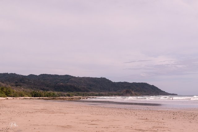 To the south you can walk to Montezuma beach