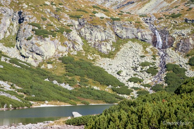 Velický waterfall