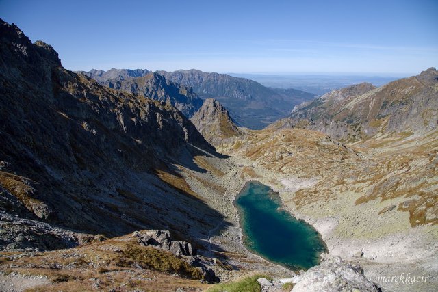 Litvorova valley from Polish ridge and Zamrznuté lake