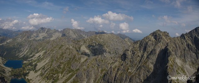 View from peak Kôprovský štít