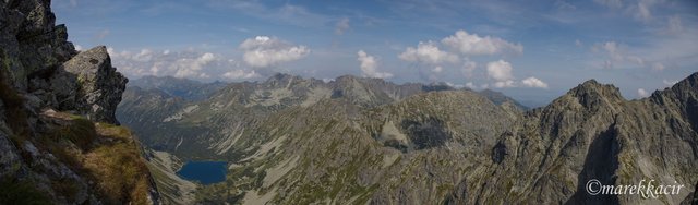 View from peak Kôprovský štít