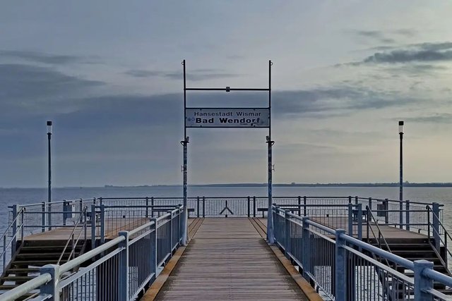 Pleasure pier (”Seebrücke”) of Bad Wendorf