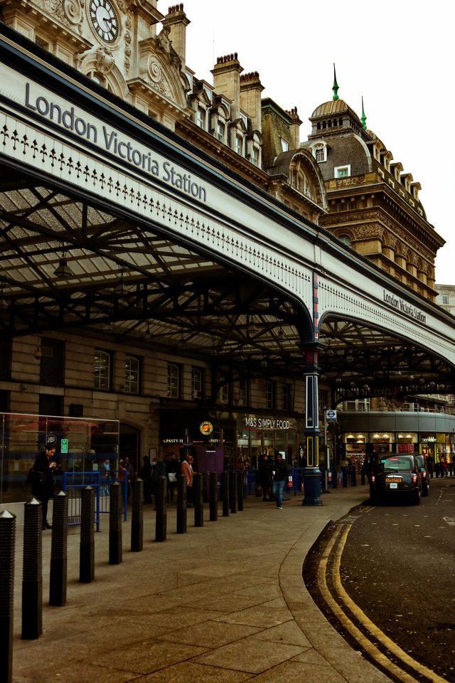 The main entrance for the station