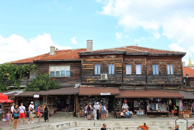 The second floor in the house is wooden