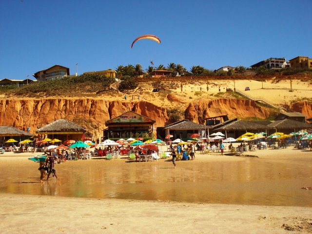 Canoa Quebrada is a beach that offers all services to visitors