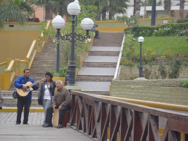 Receiving a serenade