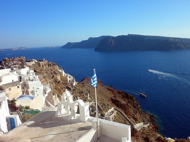 Greece Backpacking Santorini island ①