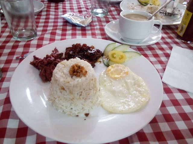 Our morning breakfast in the hotel