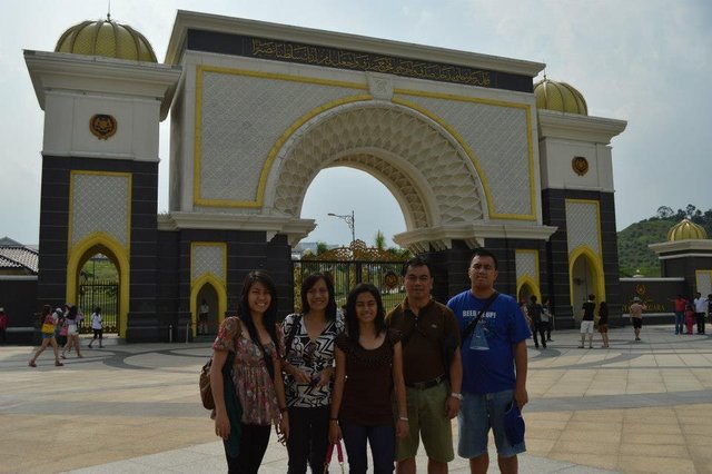 Behold my lovely family at Istana Negara during our Malaysia trip last May 2013